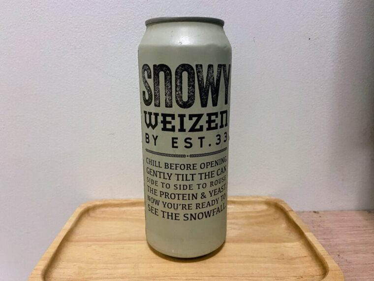 タイビール【snowy weizen BY EST.33】スノーウィーヴァイツェン