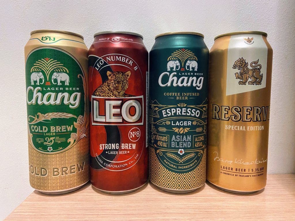 3大タイビールのシンハー リオー チャーンの限定ビール4種飲み比べ トムヤム小僧ブログ