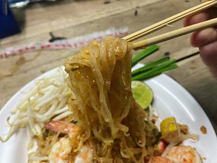 タイ麺料理【パッタイクン】タイ風焼きそば