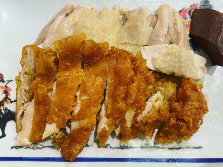 タイご飯料理【カオマンガイの鶏肉】タイ風チキンライス