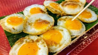 タイおかず料理【カイノックグラタートート】ウズラの卵の目玉焼き